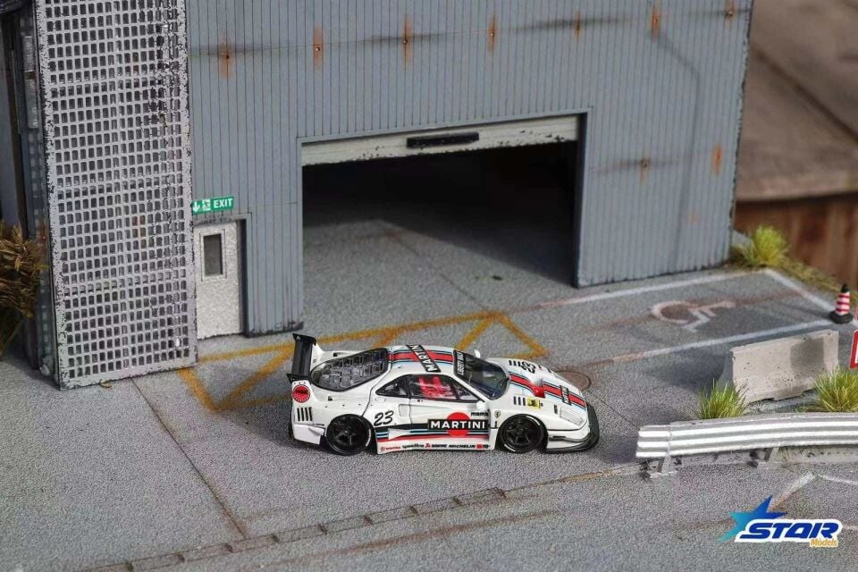 Star Models Supercar F40 LB-Works Wide-Body Modified (Martini 23# Ordinary)
