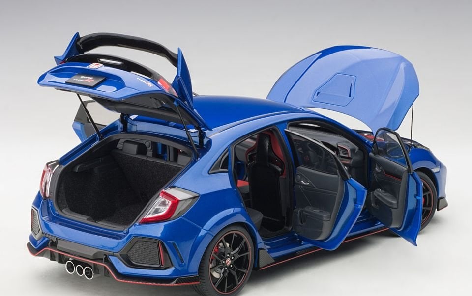 LCD MODELS HONDA CİVİC TYPE-R (18005B-BU) 1:18