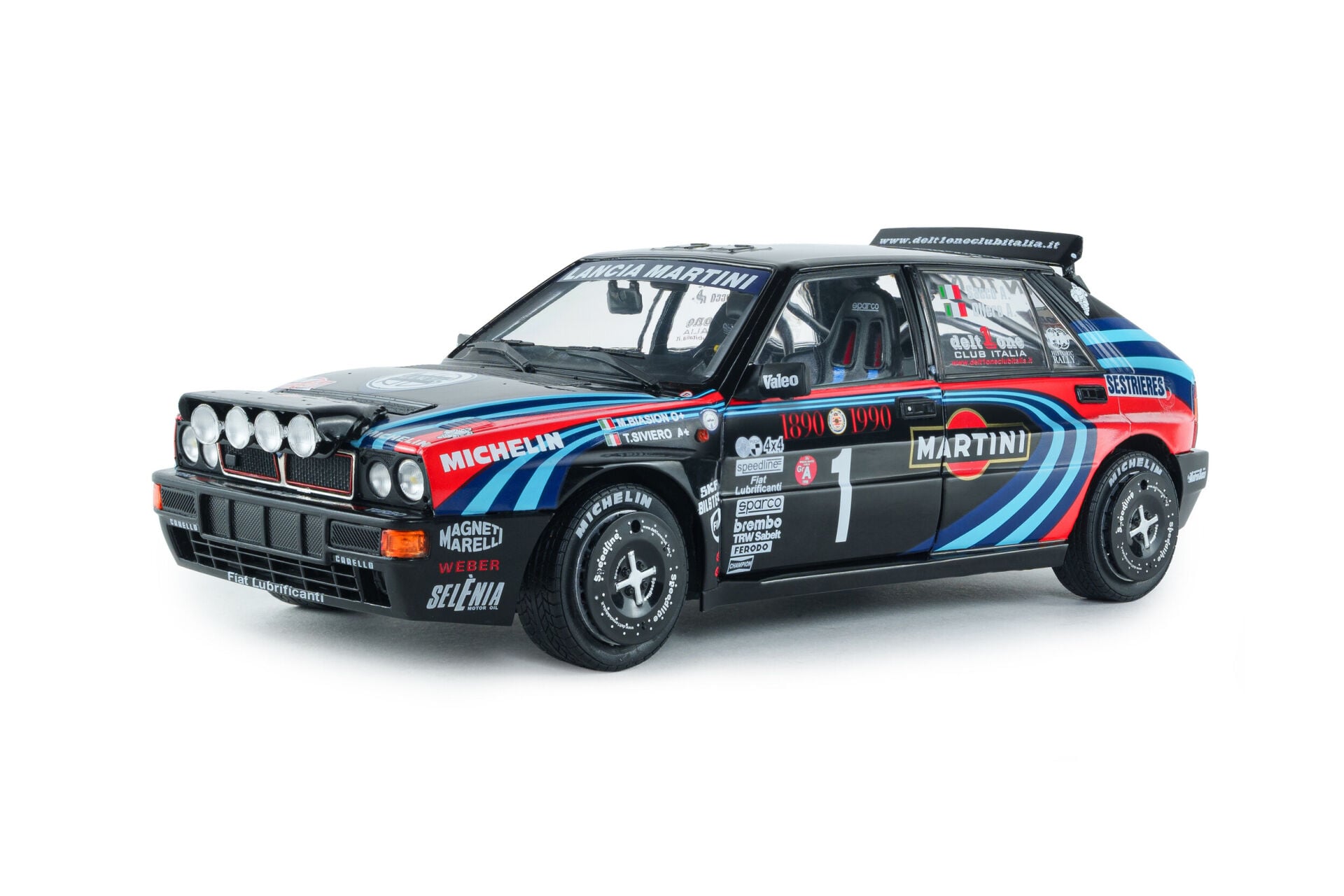 SOLIDO LANCIA DELTA HF INTEGRALE - RALLYE MONTE CARLO 1990 1:18