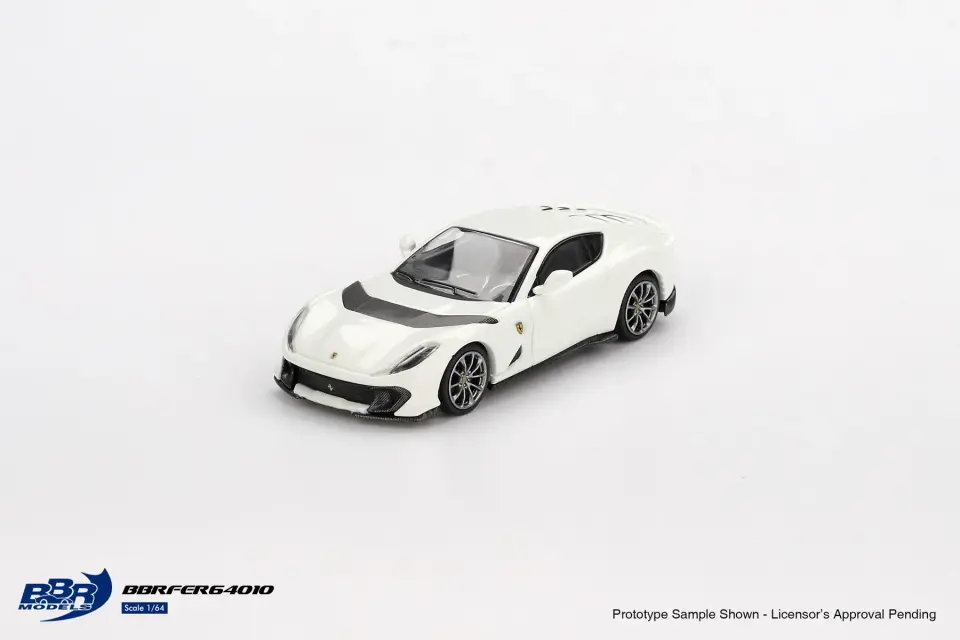 BBR FERRARİ 812 COMPETIZIONE BIANCO AVUS 1:64