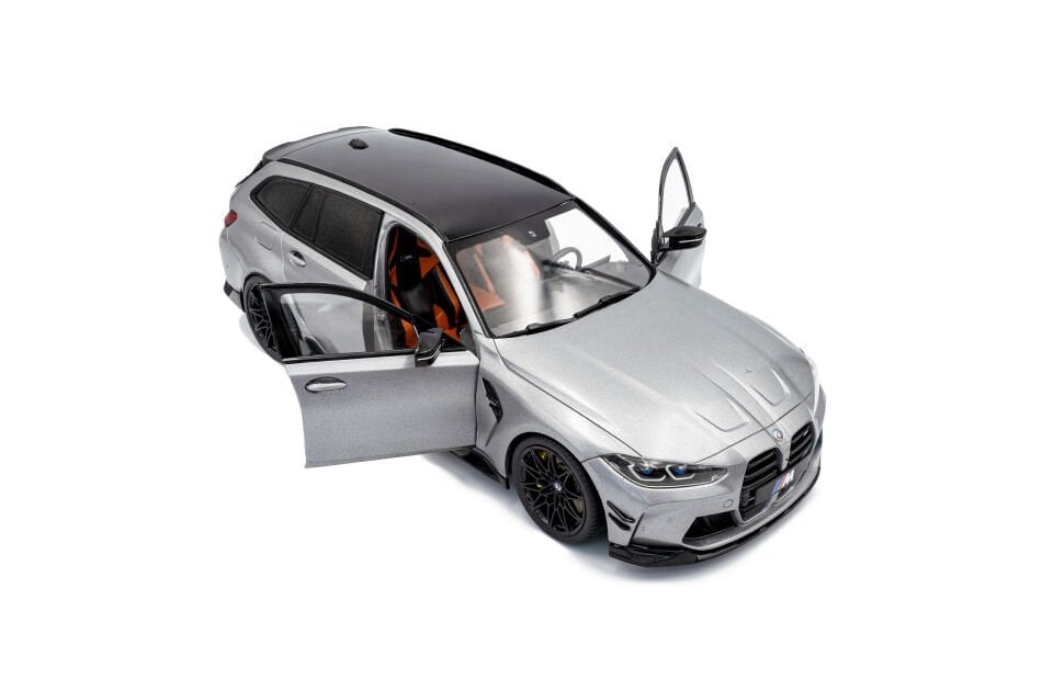SOLIDO BMW M3 TOURING PERFORMANCE PARTS FROZEN PURE GREY 2024 1:18