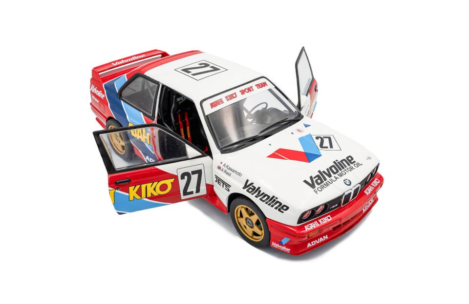 SOLIDO BMW M3 JTCC 1986 KAWAMOTO/REID 1:18