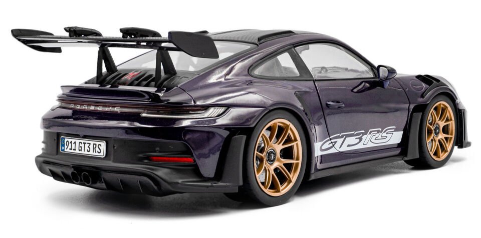 SOLIDO PORSCHE 911 GT3 RS WEISSACH PACKAGE VIOLA PURPLE 1:18