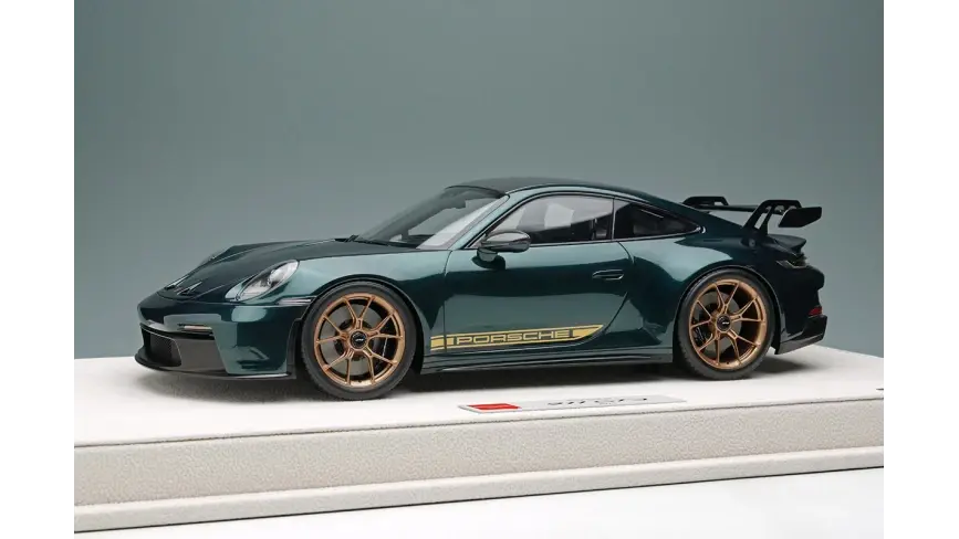 MAKE UP 1:18 PORSCHE 911(992) GT3 2021(JET GREEN METALLİC)