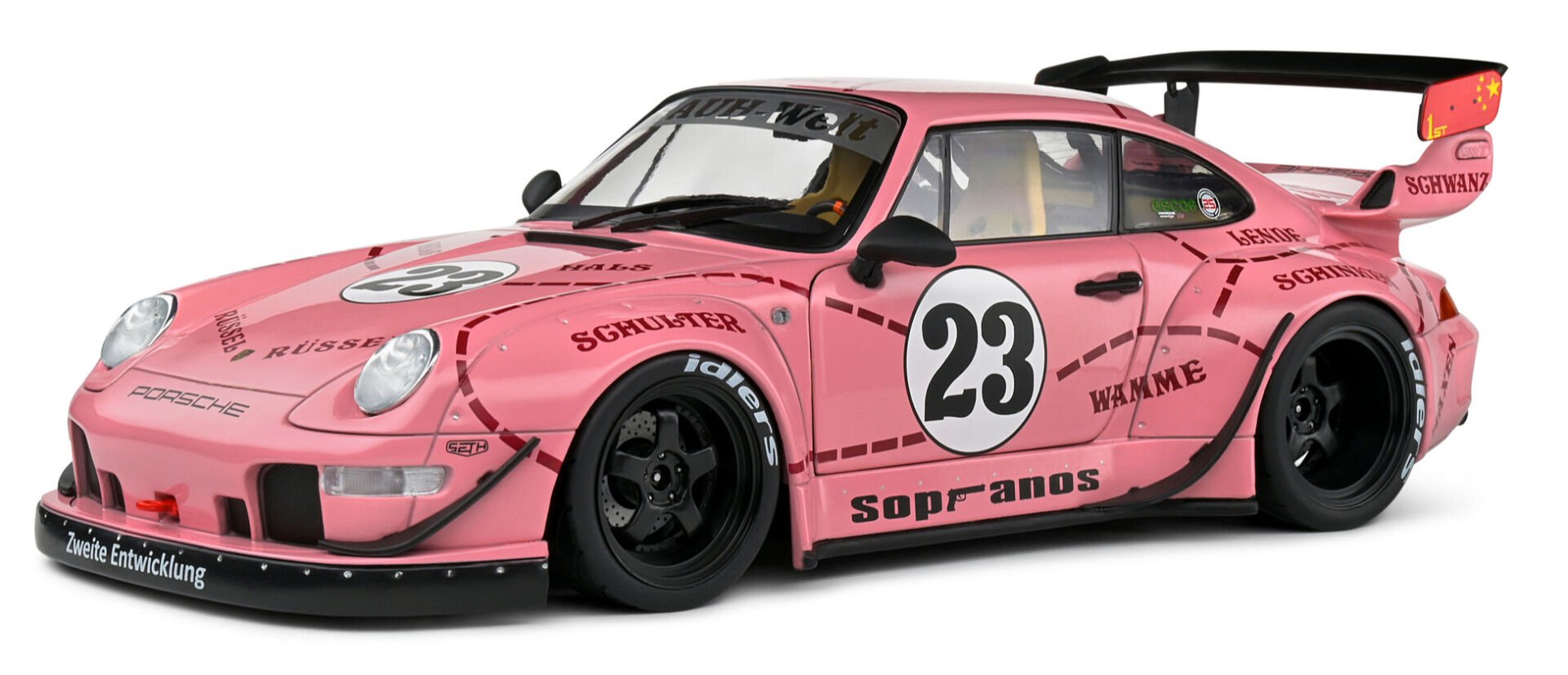 SOLIDO PORSCHE RWB PINK PIG 1:18