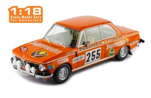 IXO MODELS BMW 2002 #255 W.Stiller - A.Wagener Rallye Monte-Carlo 1973 1:18 (165.22)