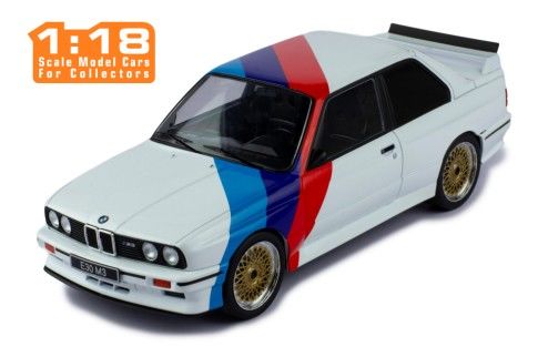 IXO MODELS BMW E30 M3 1989 Custom White 1:18 (123.22)