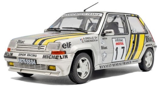 SOLIDO RENAULT 5 GT TURBO MK2 TOUR DE CORSE 1:18