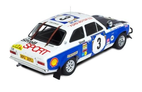 IXO MODELS FORD Escort MK1 RS 1600 #3 V. Preston Jr.-B. Smith Safari Rally 1973 1:18 (075.20)