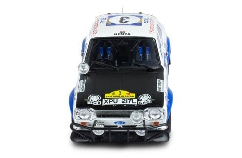 IXO MODELS FORD Escort MK1 RS 1600 #3 V. Preston Jr.-B. Smith Safari Rally 1973 1:18 (075.20)