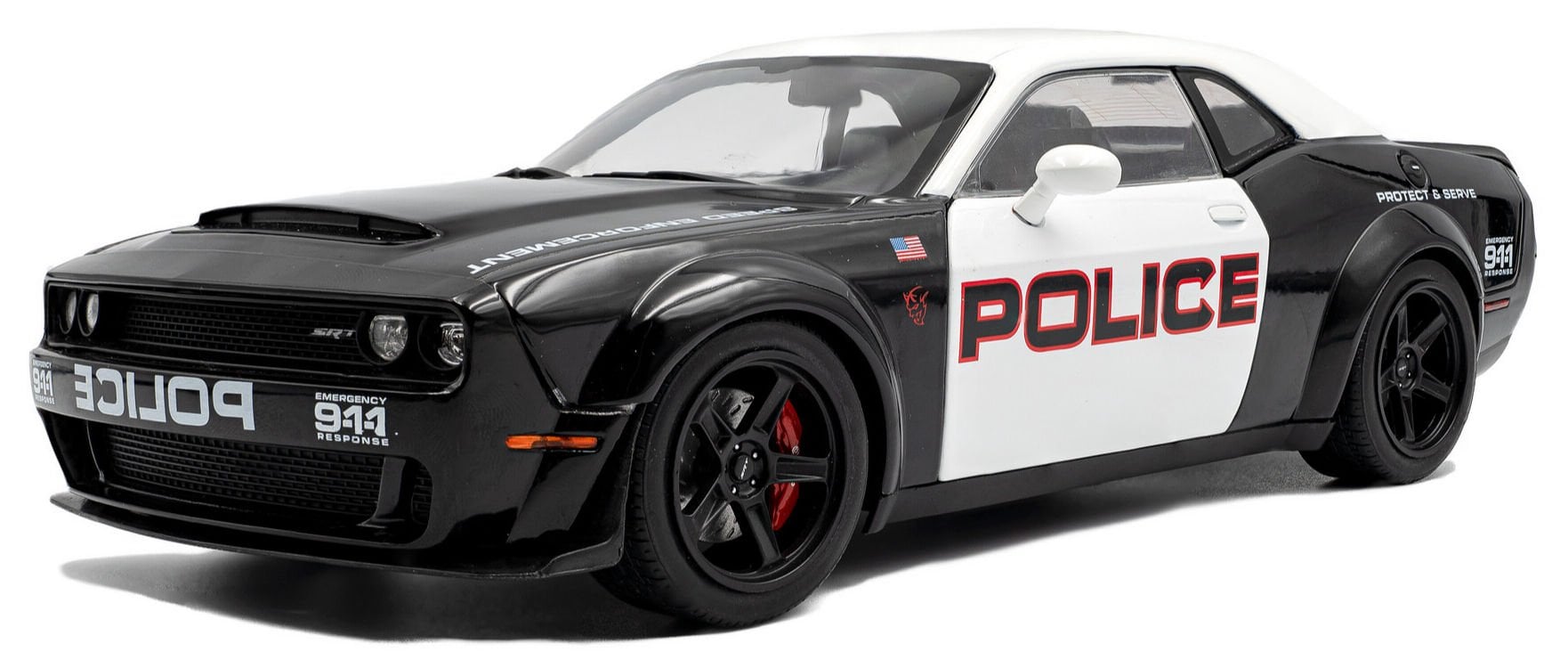 SOLIDO DODGE CHALLENGER DEMON 2023 HIGWAY POLICE 1:18