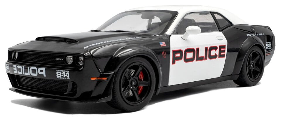 SOLIDO DODGE CHALLENGER DEMON 2023 HIGWAY POLICE 1:18