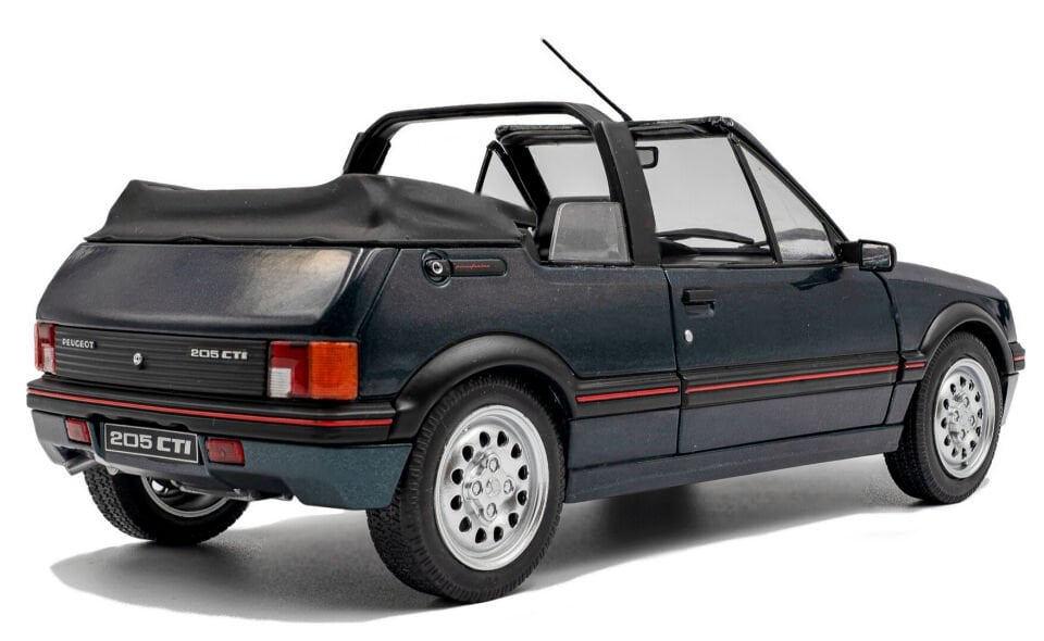SOLIDO PEUGEOT 205 CTI 1986 METALLIC GREEN 1:18