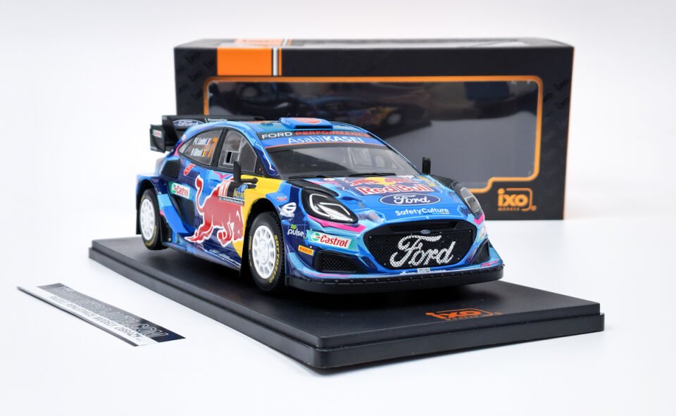 İXO FORD PUMA Rally1 #7 P-L.Loubet - N.Gilsoul Rally Sweden 2023 1:18 (154B.22)