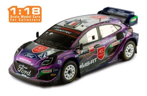 IXO MODELS FORD PUMA Rally1 #7 P-L.Loubet - V.Landais Acropolis Rally 2022 1:18 (138.22)