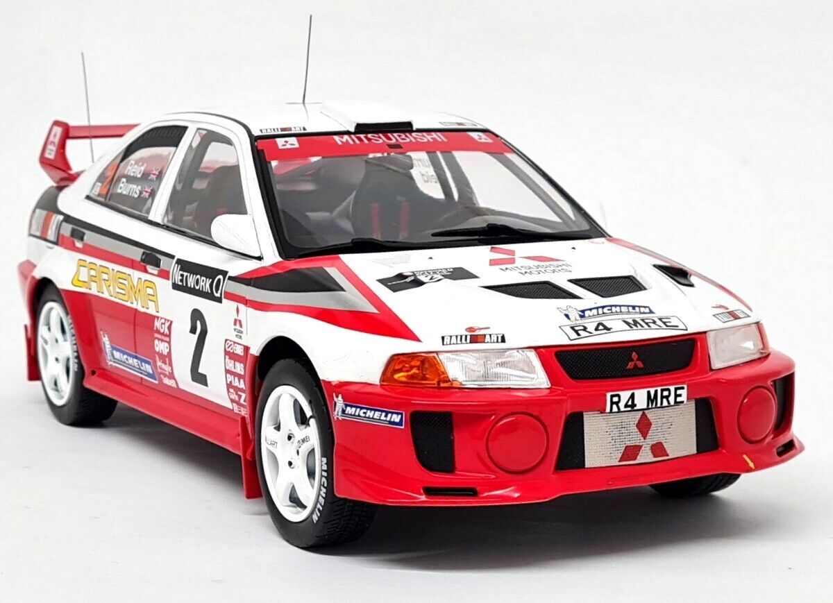 İXO MITSUBISHI LANCER RS Evolution V #2 R.Burns-R.Reid Winner RAC Rally 1998 1:18 (093A.20)