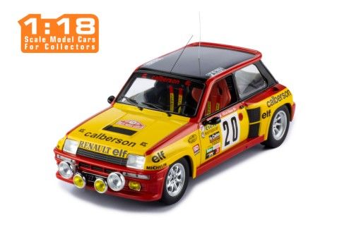 IXO MODELS RENAULT 5 Turbo #20 B.Saby - D. Le Saux Rallye Monte-Carlo 1981 1:18 (118.22)