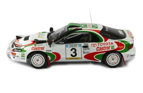 IXO MODELS TOYOTA Celica Turbo 4WD (ST185) #3 I.Duncan - I.Munro Safari Rally 1993 1:18 (150C.22)
