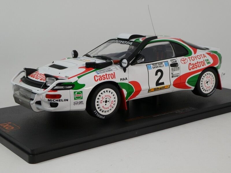 İXO TOYOTA Celica Turbo 4WD (ST185) #3 I.Duncan - I.Munro Safari Rally 1993 1:18 (150C.22)
