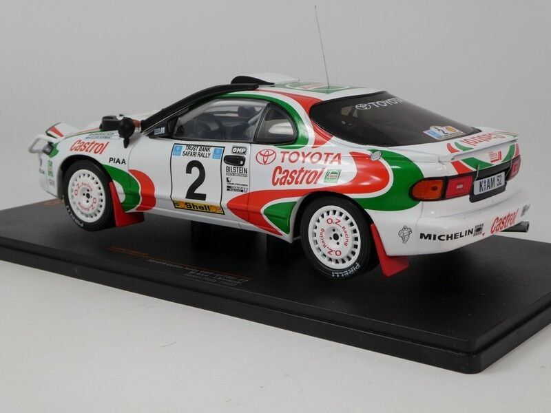 İXO TOYOTA Celica Turbo 4WD (ST185) #3 I.Duncan - I.Munro Safari Rally 1993 1:18 (150C.22)