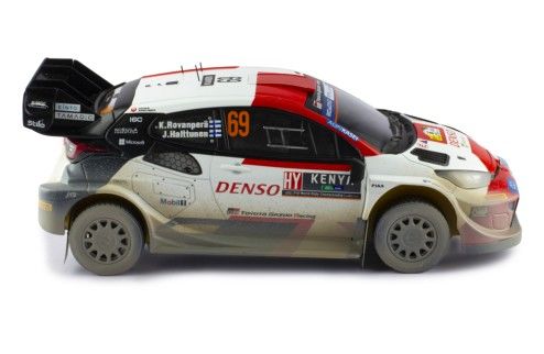 IXO MODELS TOYOTA GR YARIS Rally1 #69 K.Rovanpera - J.Halttunen Safari Rally 2023 (with dirt effects) 1:18 (173B.22)