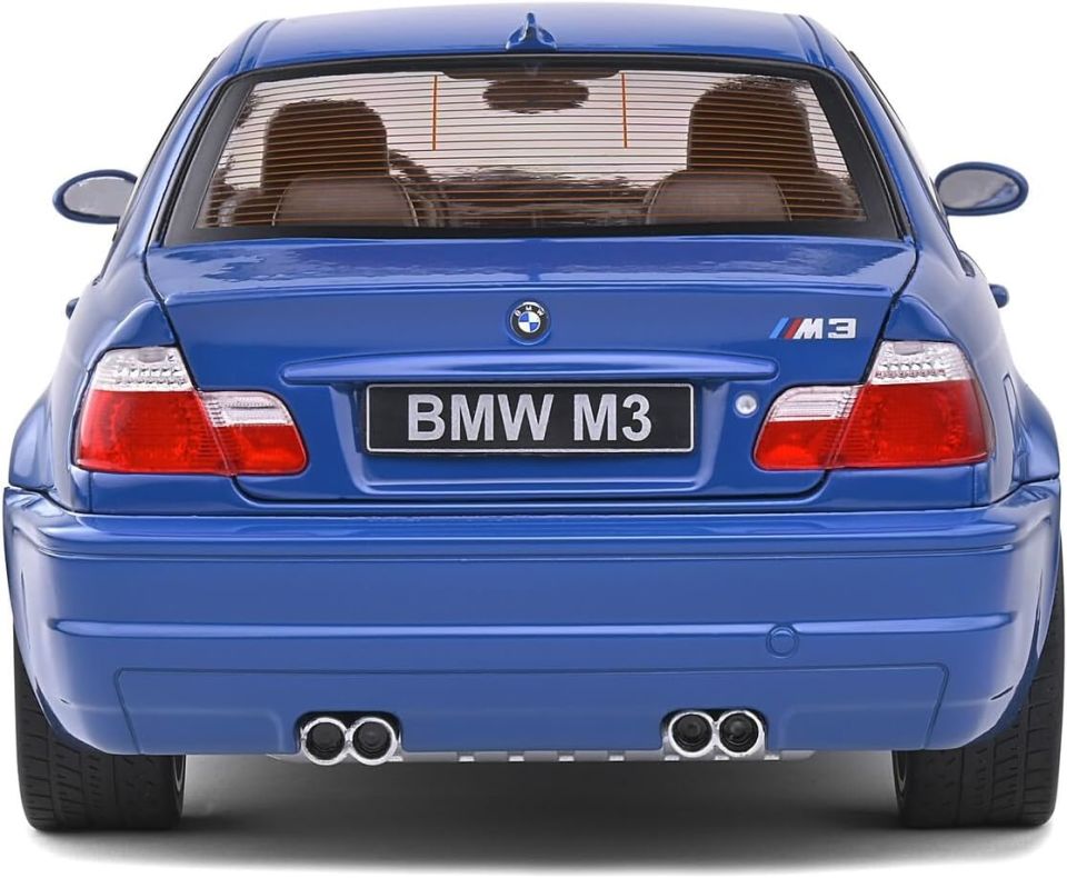 SOLIDO BMW E46 M3 LAGUNA SECA BLAU 2000 1:18