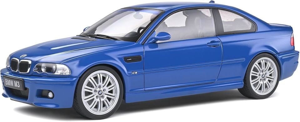 SOLIDO BMW E46 M3 LAGUNA SECA BLAU 2000 1:18