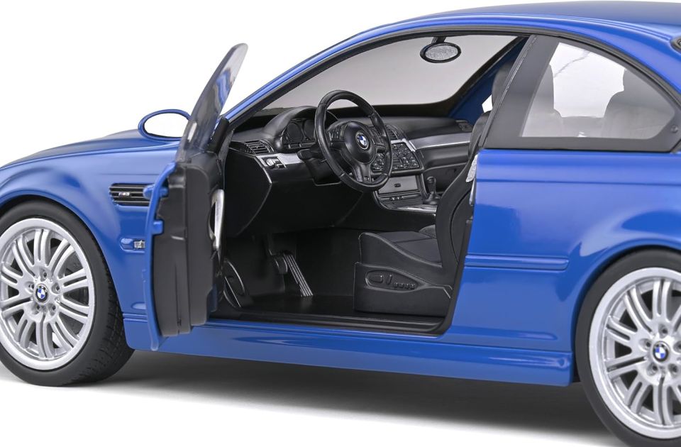 SOLIDO BMW E46 M3 LAGUNA SECA BLAU 2000 1:18