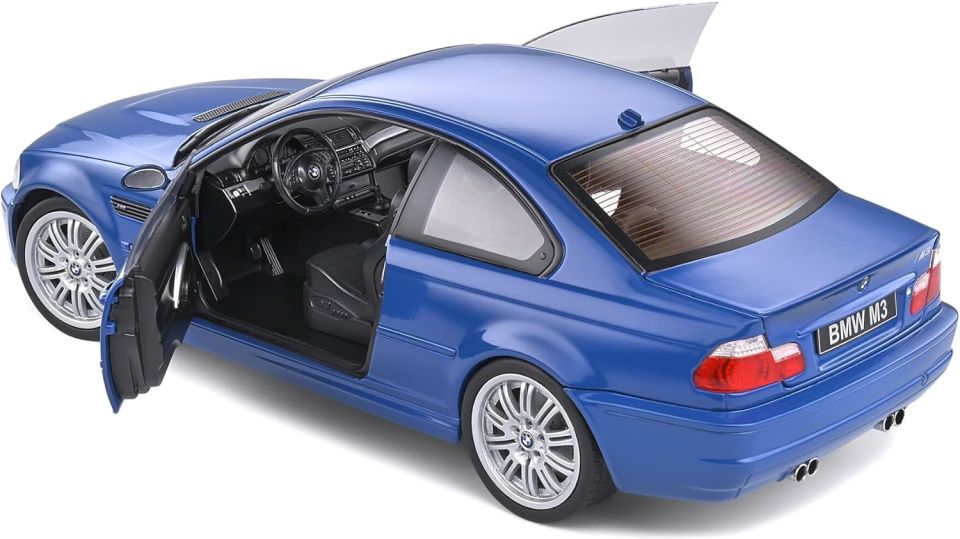 SOLIDO BMW E46 M3 LAGUNA SECA BLAU 2000 1:18