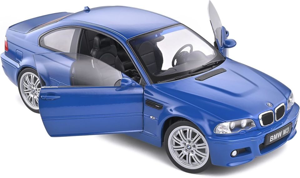 SOLIDO BMW E46 M3 LAGUNA SECA BLAU 2000 1:18