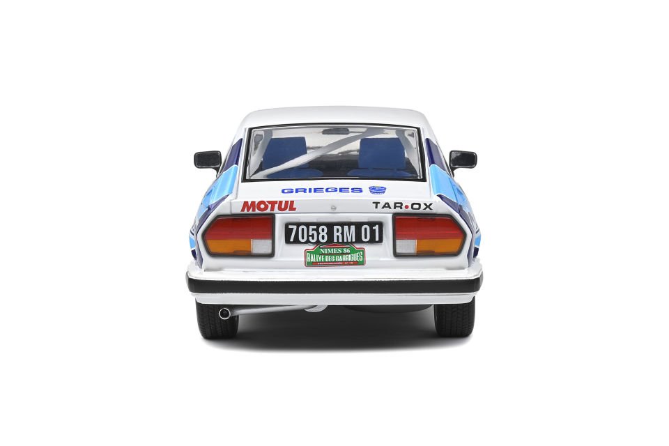 SOLIDO ALFA ROMEO GTV6 RALLYE DES GARRIGUES 1986 1:18