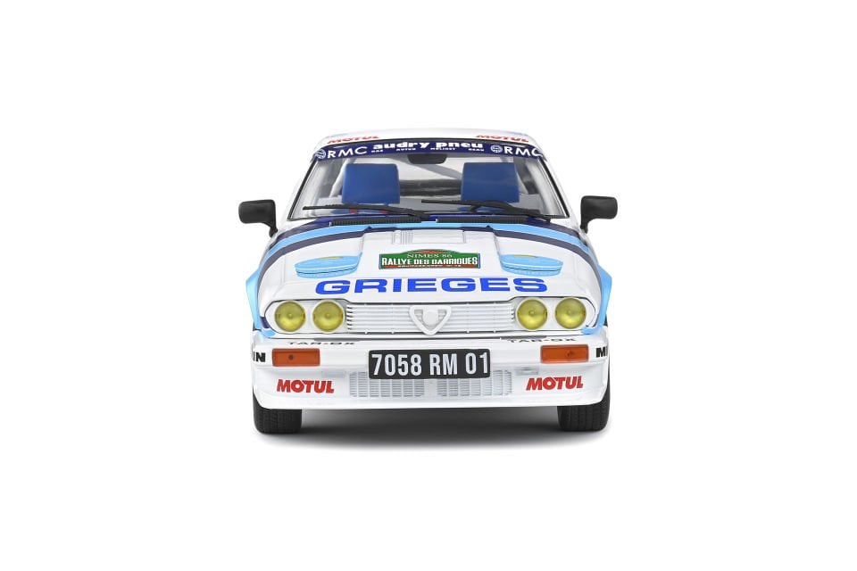 SOLIDO ALFA ROMEO GTV6 RALLYE DES GARRIGUES 1986 1:18 (S1802305)