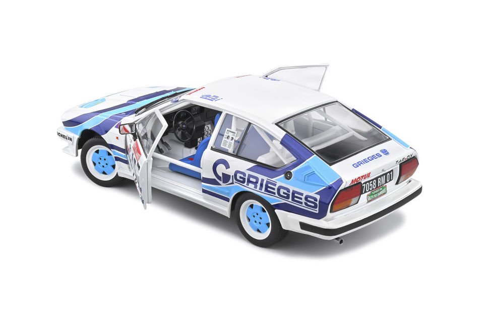 SOLIDO ALFA ROMEO GTV6 RALLYE DES GARRIGUES 1986 1:18 (S1802305)