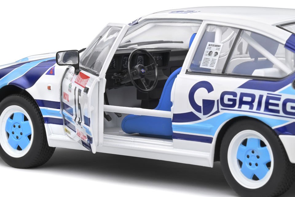 SOLIDO ALFA ROMEO GTV6 RALLYE DES GARRIGUES 1986 1:18