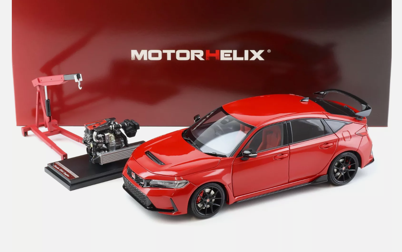 MOTORHELIX HONDA CIVIC TYPE R (FL5) RALLYE RED 1:18 (M85304)