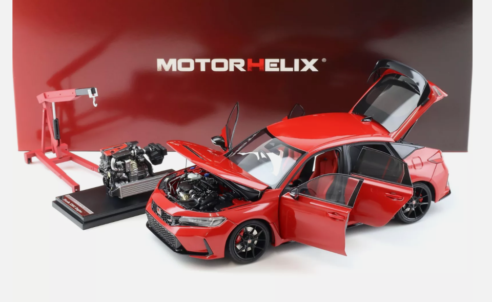 MOTORHELIX HONDA TYPE R (FL5) RALLYE RED 1:18 (M85304)