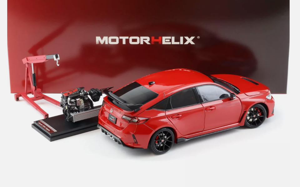 MOTORHELIX HONDA TYPE R (FL5) RALLYE RED 1:18 (M85304)