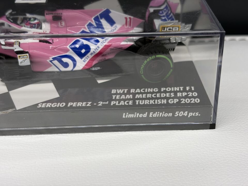 MINICHAMPS BWT RACING POINT F1 TEAM MERCEDES RP20 TÜRKİYE GP 1:43