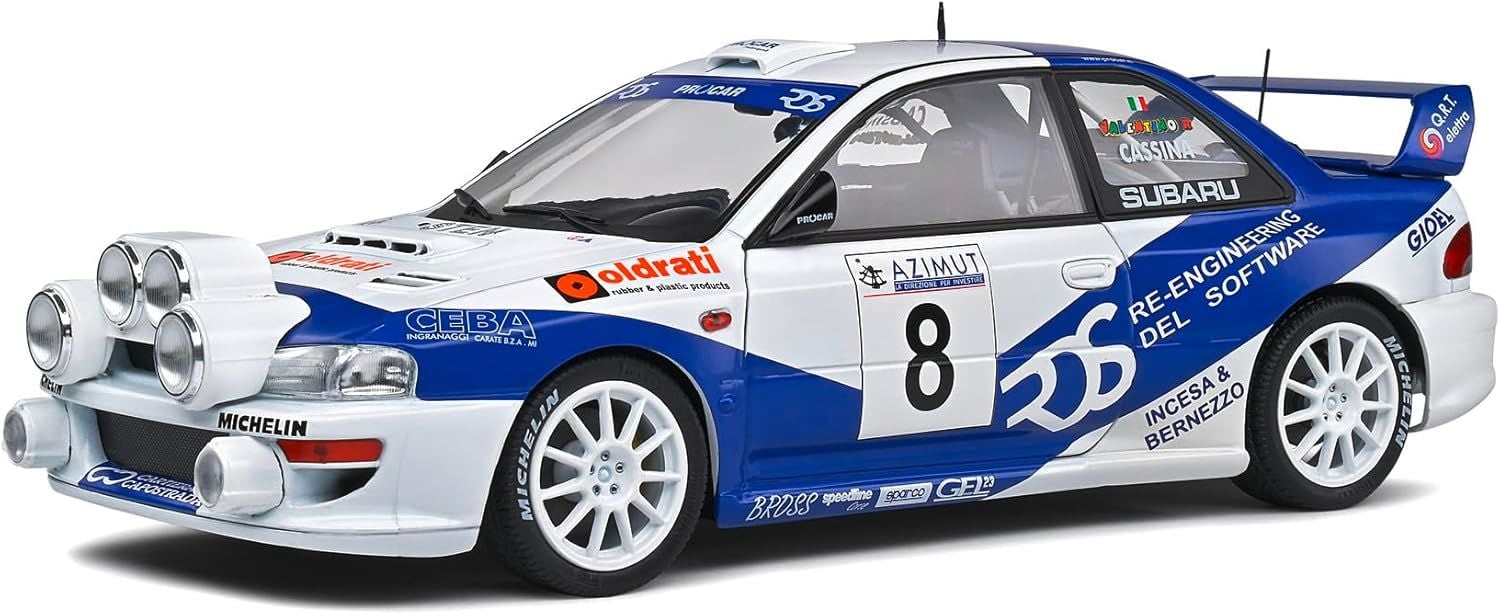 SOLIDO SUBARU IMPREZA 55 WRC 99 RALLY 2000 1:18