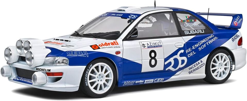 SOLIDO SUBARU IMPREZA 55 WRC 99 RALLY 2000 1:18