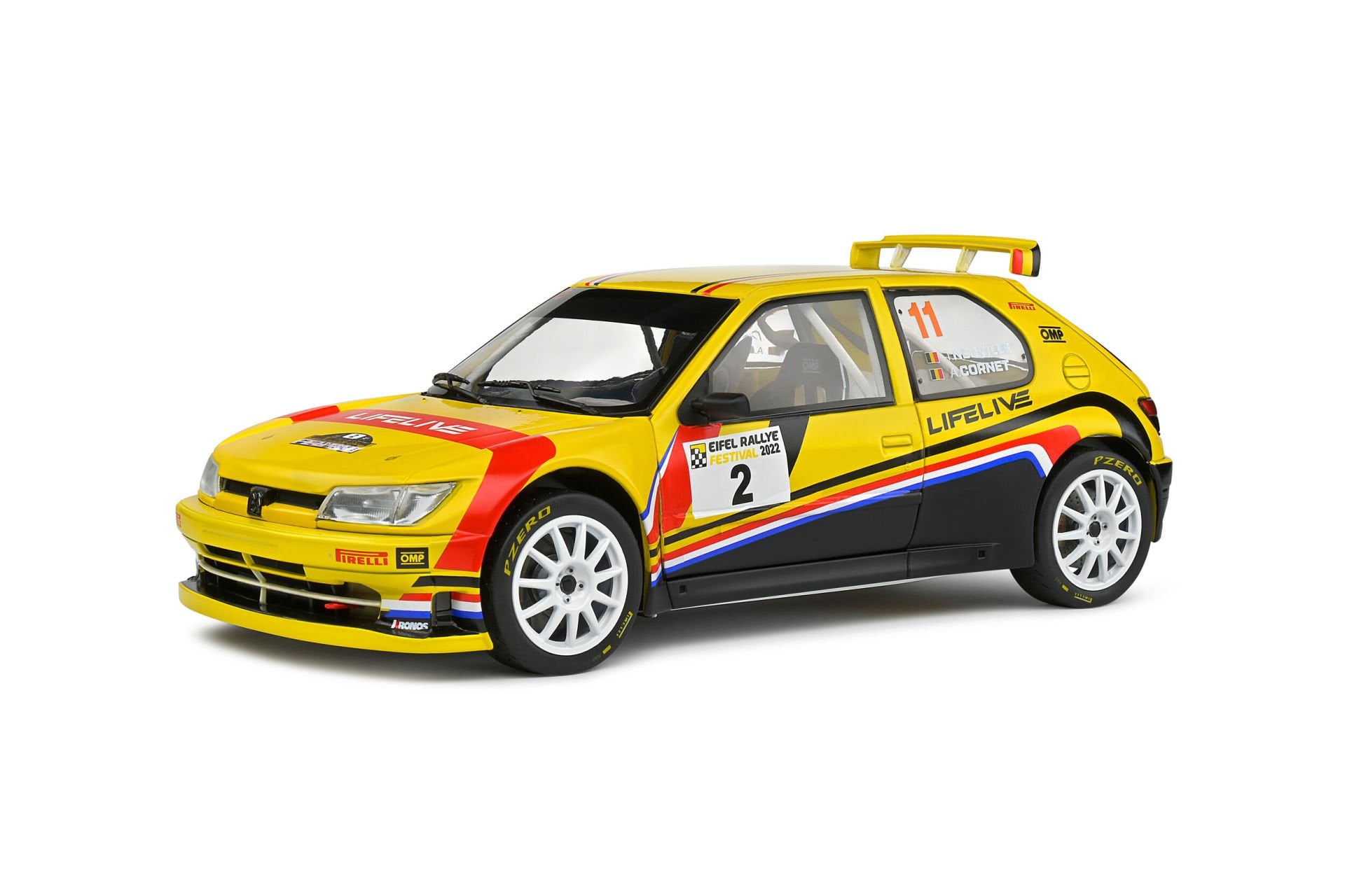 SOLIDO PEUGEOT 306 MAXI 2 EIFEL RALLY 2022 1:18