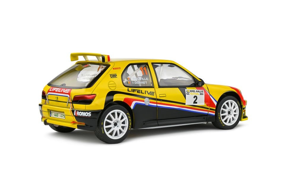 SOLIDO PEUGEOT 306 MAXI 2 EIFEL RALLY 2022 1:18