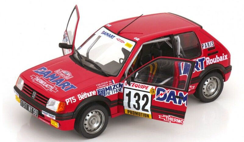 SOLIDO PEUGEOT 205 1.6 GTI N 132 1:18