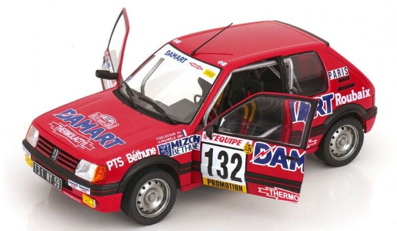 SOLIDO PEUGEOT 205 1.6 GTI N 132 1:18