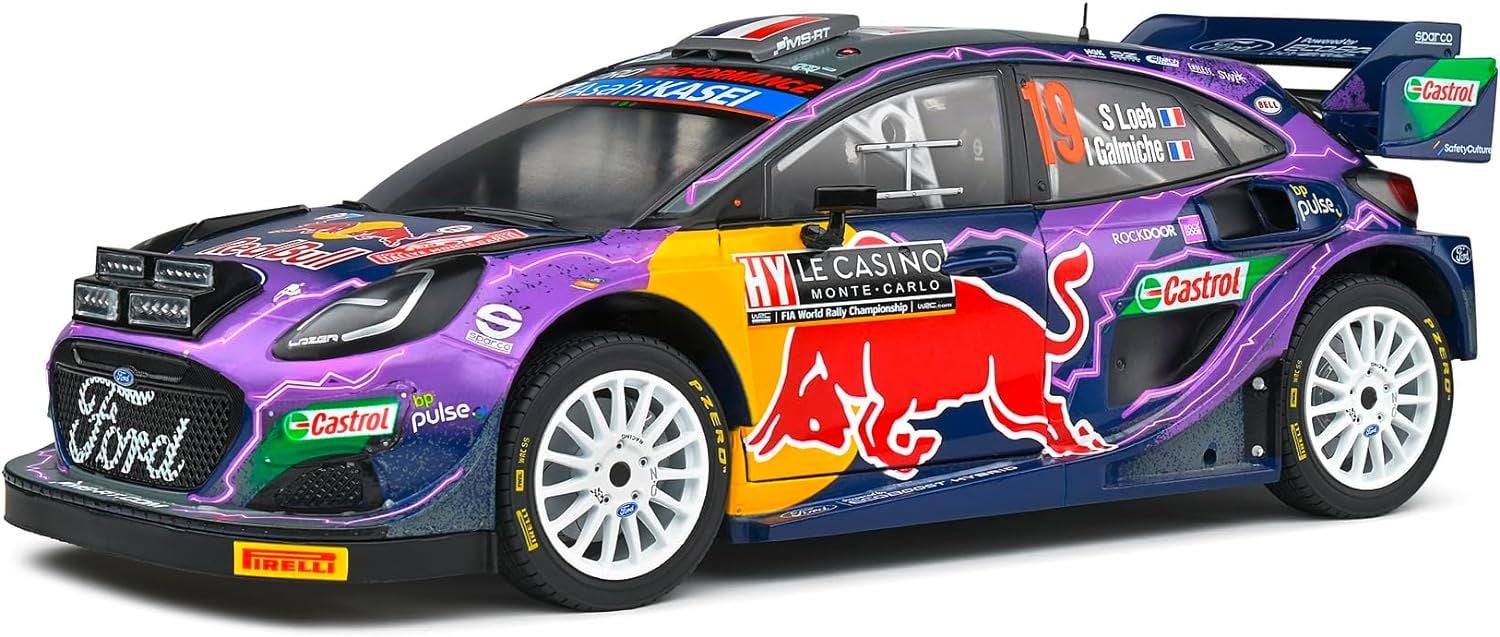 SOLIDO FORD PUMA RALLY 1 WINNER MONTE CARLO 2022 1:18