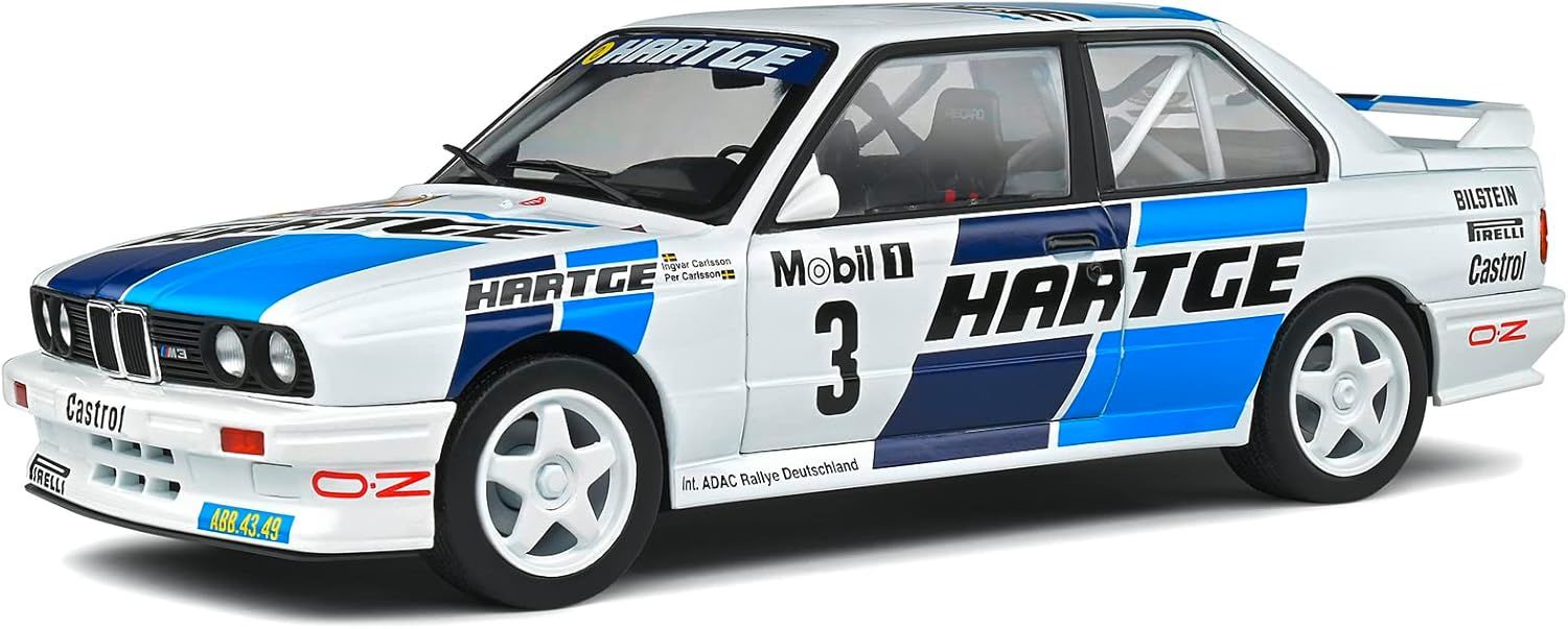 SOLIDO BMW M3 E30 ADAC RALLYE DEUT5SCHLAND 1990 1:18