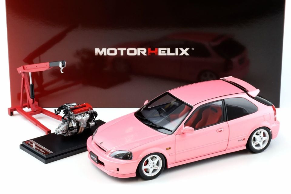 MOTORHELIX HONDA CIVIC TYPE R (EK9) SWEET PINK 1:18 (M85008)