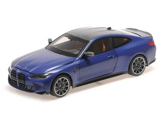 MINICHAMPS BMW M4 G82 2020 BLUE METALLIC 1:18