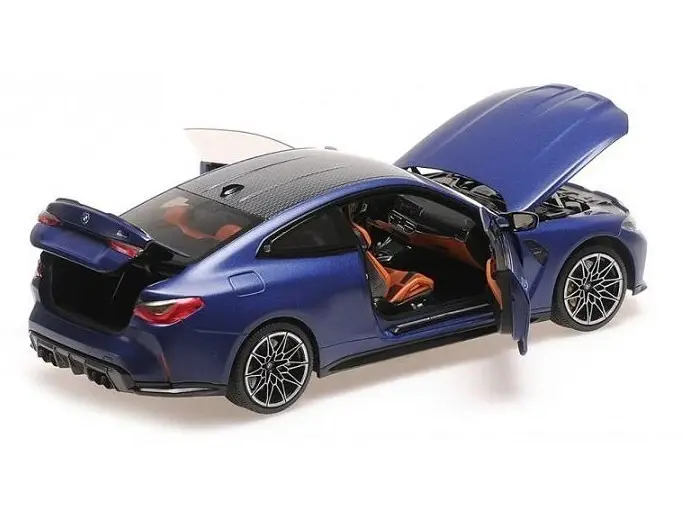 MINICHAMPS BMW M4 G82 2020 BLUE METALLIC 1:18