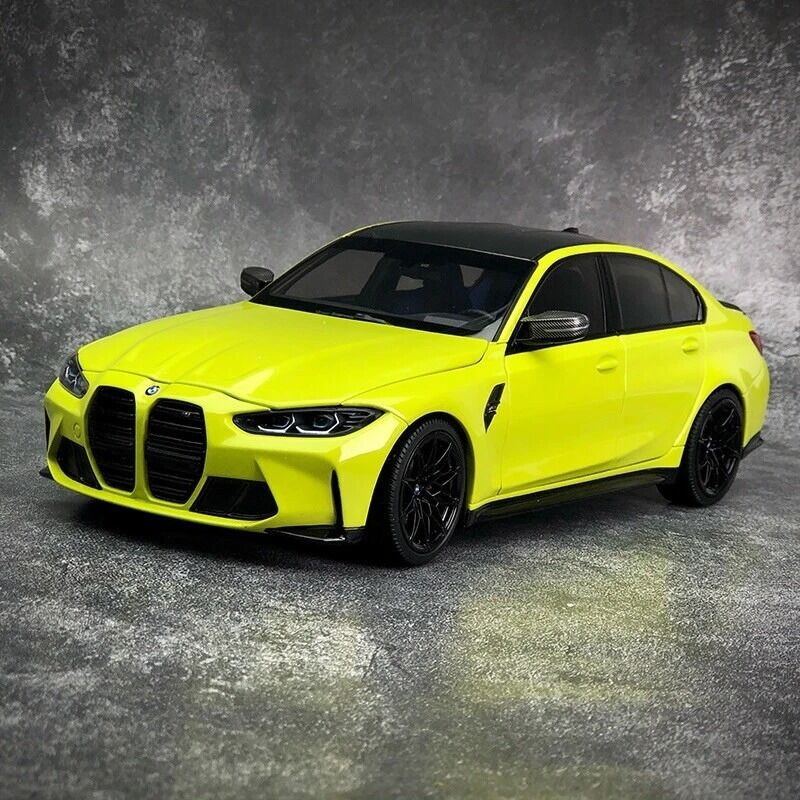 MINICHAMPS BMW M3 G80 2020 YELLOW METALLIC 1:18